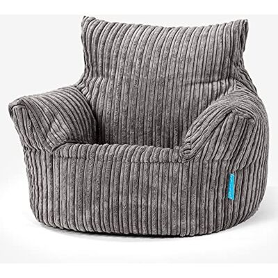 Lounge Pug CORD Fauteuil pour enfant Pouf pour enfant Gris graphite - Publicité Lounge Pug CORD Fauteuil pour enfant Pouf pour enfant Gris graphite - Publicité