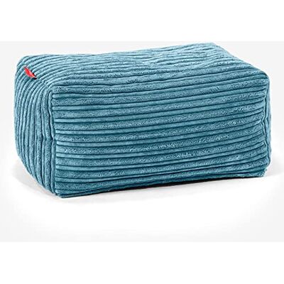 Lounge Pug Petit Pouf Repose Pied en Velours Côtelé, Repose-Pieds Ottoman, Siège Supplémentaire pour Salon, Entrée, Bureau, Bleu Mer Égée - Publicité Lounge Pug Petit Pouf Repose Pied en Velours Côtelé, Repose-Pieds Ottoman, Siège Supplémentaire pour Salon, Entrée, Bureau, Bleu Mer Égée - Publicité