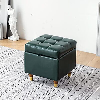 Junpllvic Banc de Rangement Moderne pour Salon, Chambre à Coucher, Repose-Pieds rembourré en Cuir synthétique de qualité supérieure, Pouf de Rangement rectangulaire, Banc à Chaussures Multifonction - Publicité Junpllvic Banc de Rangement Moderne pour Salon, Chambre à Coucher, Repose-Pieds rembourré en Cuir synthétique de qualité supérieure, Pouf de Rangement rectangulaire, Banc à Chaussures Multifonction - Publicité