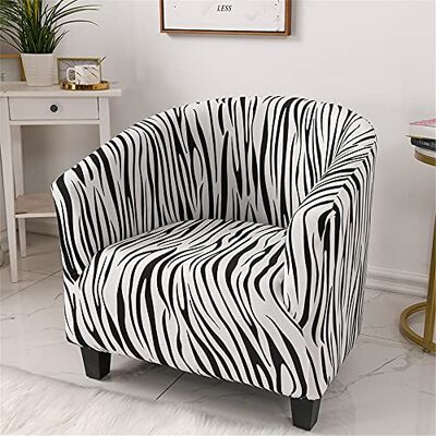 Highdi Housse de Fauteuil Cabriolet Chesterfield Imprimé, 1 Pièce Extensible Couverture de Fauteuil Housse de Canapé Tub Chair Revêtement Chaise Lavable Protecteur de Fauteuil (Motif zèbre) - Publicité Highdi Housse de Fauteuil Cabriolet Chesterfield Imprimé, 1 Pièce Extensible Couverture de Fauteuil Housse de Canapé Tub Chair Revêtement Chaise Lavable Protecteur de Fauteuil (Motif zèbre) - Publicité