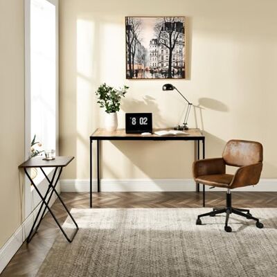 FurnitureR Fauteuil Salon Moderne, avec Accoudoirs Bas, Assise Moelleuse Suede, Hauteur Réglable, 360° Pivotante, Design Polyvalent Rétro, Idéal pour Salon, Coin Lecture - Publicité FurnitureR Fauteuil Salon Moderne, avec Accoudoirs Bas, Assise Moelleuse Suede, Hauteur Réglable, 360° Pivotante, Design Polyvalent Rétro, Idéal pour Salon, Coin Lecture - Publicité