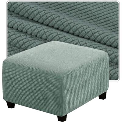 RTSFKFS Housse de Pouf Carré 35x35 50x50 40x40 45x45 60x60 100x100 Housse Décorative et Protège-Pouf sur Mesure for Repose-Pieds, Tabouret et Boubou for Salon(Sage,14in/35cm) - Publicité RTSFKFS Housse de Pouf Carré 35x35 50x50 40x40 45x45 60x60 100x100 Housse Décorative et Protège-Pouf sur Mesure for Repose-Pieds, Tabouret et Boubou for Salon(Sage,14in/35cm) - Publicité