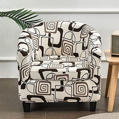 Highdi Housse de Fauteuil Extensible 2 Pièces Imprimée Géométrique Mode avec Housse de Coussin, Chesterfield Couverture de Fauteuil Cabriolet Antidérapant Housse de Canapé (Beige) - Publicité Highdi Housse de Fauteuil Extensible 2 Pièces Imprimée Géométrique Mode avec Housse de Coussin, Chesterfield Couverture de Fauteuil Cabriolet Antidérapant Housse de Canapé (Beige) - Publicité