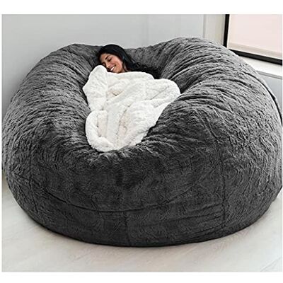 Hoowarm Fauteuils Poire Housse Pouf Rond Gris/Bleu/Rose Housse De Pouf Xxl Housse De Canapé Pour Sac De Haricots à GlissièRe Exterieur Sans Remplissage Sac Haricot Paresseux ( Color : D , Size : 180X90cm ) - Publicité Hoowarm Fauteuils Poire Housse Pouf Rond Gris/Bleu/Rose Housse De Pouf Xxl Housse De Canapé Pour Sac De Haricots à GlissièRe Exterieur Sans Remplissage Sac Haricot Paresseux ( Color : D , Size : 180X90cm ) - Publicité