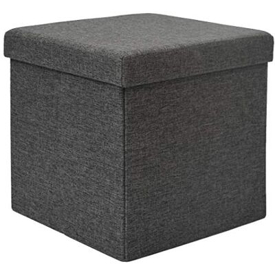 DuneDesign Coffre de Rangement 38x38x38 Cm Capacité 42 L Pouf avec Couvercle Rembourré Repose-Pied Tabouret de Salon Chambre Entrée Boîte de Stockage avec Siège Pliable Stable et Durable - Publicité DuneDesign Coffre de Rangement 38x38x38 Cm Capacité 42 L Pouf avec Couvercle Rembourré Repose-Pied Tabouret de Salon Chambre Entrée Boîte de Stockage avec Siège Pliable Stable et Durable - Publicité