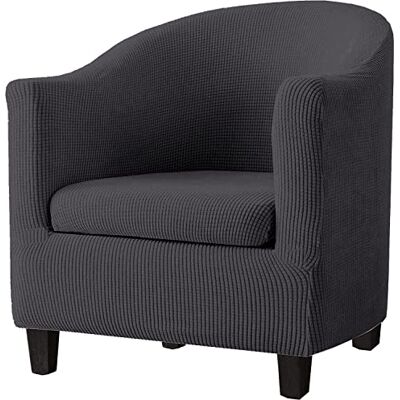 Highdi 2 Pièces Housse de Fauteuil Cabriolet Chesterfield, Jacquard Extensible Couverture de Fauteuil Housse de Canapé Antidérapant Revêtement de Chaise Protecteur de Fauteuil (Gris foncé) - Publicité Highdi 2 Pièces Housse de Fauteuil Cabriolet Chesterfield, Jacquard Extensible Couverture de Fauteuil Housse de Canapé Antidérapant Revêtement de Chaise Protecteur de Fauteuil (Gris foncé) - Publicité