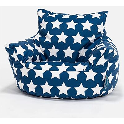 Lounge Pug , Fauteuil Enfant, Pouf Enfant, Imprimé Bleu étoile - Publicité Lounge Pug , Fauteuil Enfant, Pouf Enfant, Imprimé Bleu étoile - Publicité