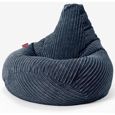 Lounge Pug Pouf Poire Gamer en Velours Côtelé Facilement Transportable, Assise Confortable, Pouf Salon, Adulte, Chambre Ado Bleu Marine - Publicité Lounge Pug Pouf Poire Gamer en Velours Côtelé Facilement Transportable, Assise Confortable, Pouf Salon, Adulte, Chambre Ado Bleu Marine - Publicité