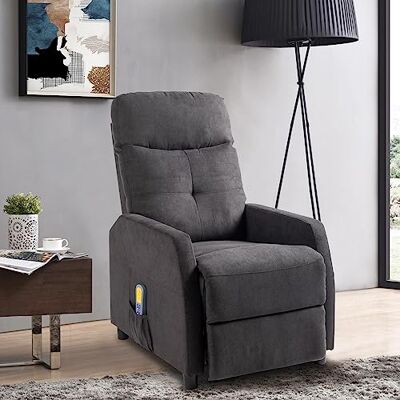 TactFire Fauteuil de électrique Massage Chauffage,Dossier inclinable contrôlé par l'homme,TV Chaise Fauteuil de Relaxation Salon Maison Repose 90 x 63.5 x 102 cm - Publicité TactFire Fauteuil de électrique Massage Chauffage,Dossier inclinable contrôlé par l'homme,TV Chaise Fauteuil de Relaxation Salon Maison Repose 90 x 63.5 x 102 cm - Publicité