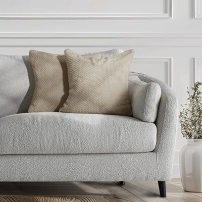 DecoKing 57308 Lot de 2 taies d'oreiller 45 x 45 cm en Microfibre Fermeture éclair Polaire Cappuccino Henry - Publicité DecoKing 57308 Lot de 2 taies d'oreiller 45 x 45 cm en Microfibre Fermeture éclair Polaire Cappuccino Henry - Publicité