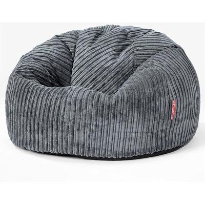 Lounge Pug Pouf Poire Classique pour Adulte en Velours Côtelé Confortable, Facilement Transportable Gris Ardoise - Publicité Lounge Pug Pouf Poire Classique pour Adulte en Velours Côtelé Confortable, Facilement Transportable Gris Ardoise - Publicité