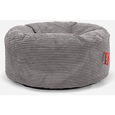 Lounge Pug Gros Pouf Rond Ottoman Texturé Gaufré Pom Pom, Repose-Pied de Salon Ottoman, Poufs Tabouret Rond, Anthracite - Publicité Lounge Pug Gros Pouf Rond Ottoman Texturé Gaufré Pom Pom, Repose-Pied de Salon Ottoman, Poufs Tabouret Rond, Anthracite - Publicité
