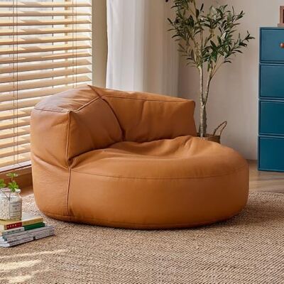 SXBCyan Fauteuil Poire en Similicuir sans Rembourrage, Canapé d'angle De Luxe(Orange) - Publicité SXBCyan Fauteuil Poire en Similicuir sans Rembourrage, Canapé d'angle De Luxe(Orange) - Publicité