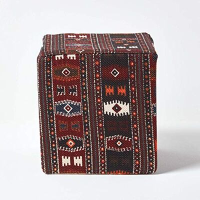 Homescapes - Kilim Cube - Multicolore - Pouf - Publicité Homescapes - Kilim Cube - Multicolore - Pouf - Publicité