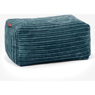 Lounge Pug Petit Pouf Repose Pied en Velours Côtelé, Repose-Pieds Ottoman, Siège Supplémentaire pour Salon, Entrée, Bureau, Bleu Canard - Publicité Lounge Pug Petit Pouf Repose Pied en Velours Côtelé, Repose-Pieds Ottoman, Siège Supplémentaire pour Salon, Entrée, Bureau, Bleu Canard - Publicité