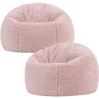 Icon Kingston Pouf Enfant, Lot de 2, Polaire Berbère, Pouf Poire avec Remplissage, Chaise Enfant, Fauteuil Chambre, Meuble Chambre, Meuble Salon, Rose - Publicité Icon Kingston Pouf Enfant, Lot de 2, Polaire Berbère, Pouf Poire avec Remplissage, Chaise Enfant, Fauteuil Chambre, Meuble Chambre, Meuble Salon, Rose - Publicité