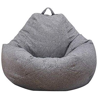 BAODBF Housse de Pouf Sans Remplissage 100×120cm Pouf Classique pour Chambre, Bureau, Salon, Patio (Gris Clair) - Publicité BAODBF Housse de Pouf Sans Remplissage 100×120cm Pouf Classique pour Chambre, Bureau, Salon, Patio (Gris Clair) - Publicité