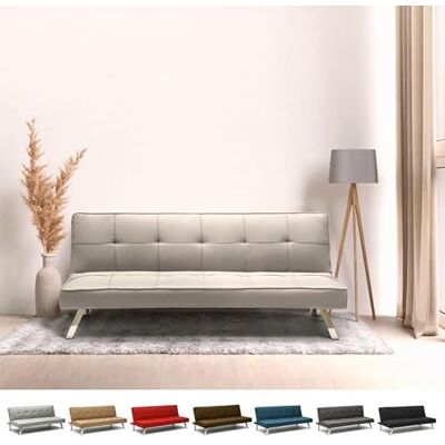 Produce Shop Canapé Convertible 2 Places Clic Clac en Tissu Design Moderne Gemma Gris - Publicité Produce Shop Canapé Convertible 2 Places Clic Clac en Tissu Design Moderne Gemma Gris - Publicité