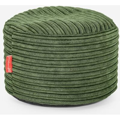 Lounge Pug Petit Pouf Repose Pied Rond en Velours, Ottoman Rond, Pouf Coussin Pieds, Confortable et Pratique, Vert Forêt - Publicité Lounge Pug Petit Pouf Repose Pied Rond en Velours, Ottoman Rond, Pouf Coussin Pieds, Confortable et Pratique, Vert Forêt - Publicité