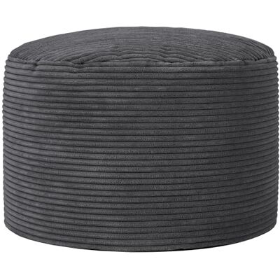 Icon Milano Tabouret Velours Côtelé, Pouf Rond, Pouf Repose Pieds avec Remplissage, Meuble Salon, Decoration Chambre, Bgris Ardoise - Publicité Icon Milano Tabouret Velours Côtelé, Pouf Rond, Pouf Repose Pieds avec Remplissage, Meuble Salon, Decoration Chambre, Bgris Ardoise - Publicité