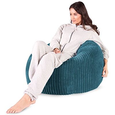Lounge Pug Pouf Poire Classique pour Adulte en Velours Côtelé Confortable, Facilement Transportable Bleu Mer Égée - Publicité Lounge Pug Pouf Poire Classique pour Adulte en Velours Côtelé Confortable, Facilement Transportable Bleu Mer Égée - Publicité