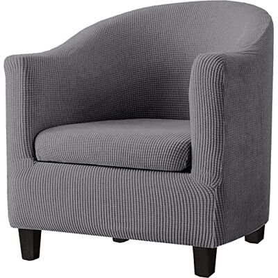 Highdi 2 Pièces Housse de Fauteuil Cabriolet Chesterfield, Jacquard Extensible Couverture de Fauteuil Housse de Canapé Antidérapant Revêtement de Chaise Protecteur de Fauteuil (Gris) - Publicité Highdi 2 Pièces Housse de Fauteuil Cabriolet Chesterfield, Jacquard Extensible Couverture de Fauteuil Housse de Canapé Antidérapant Revêtement de Chaise Protecteur de Fauteuil (Gris) - Publicité
