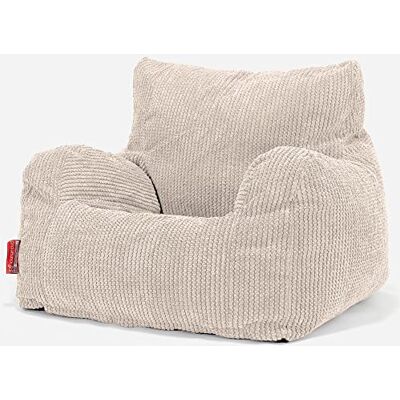 Lounge Pug Pouf Poire Fauteuil Texturé Gaufré Pom Pom Pouf Salon, Adulte, Chambre Ado Ivoire - Publicité Lounge Pug Pouf Poire Fauteuil Texturé Gaufré Pom Pom Pouf Salon, Adulte, Chambre Ado Ivoire - Publicité