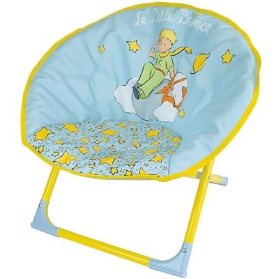 Fun House 713647 Le Petit Prince SIÈGE Lune Pliable pour Enfant H.47 X L.54 X P.42 CM, Rose - Publicité Fun House 713647 Le Petit Prince SIÈGE Lune Pliable pour Enfant H.47 X L.54 X P.42 CM, Rose - Publicité