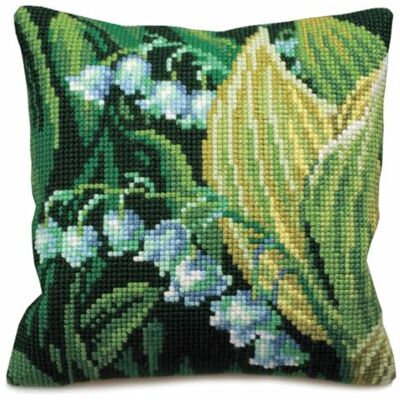 ART 5121 Muguet Droite Kit de Coussin Gros Trous Coton Multicolore 50 x 45 x 0,1 cm - Publicité ART 5121 Muguet Droite Kit de Coussin Gros Trous Coton Multicolore 50 x 45 x 0,1 cm - Publicité