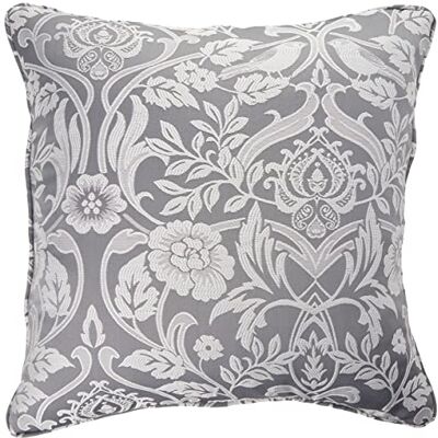 Emma Barclay Eden Housse de Coussin Jacquard Argent 17 x 17 (43 x 43 cm) (EDECCCSIL) - Publicité Emma Barclay Eden Housse de Coussin Jacquard Argent 17 x 17 (43 x 43 cm) (EDECCCSIL) - Publicité