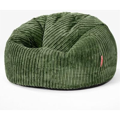 Lounge Pug Pouf Poire Classique pour Adulte en Velours Côtelé Confortable, Facilement Transportable Vert Forêt - Publicité Lounge Pug Pouf Poire Classique pour Adulte en Velours Côtelé Confortable, Facilement Transportable Vert Forêt - Publicité