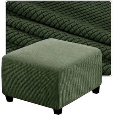 RTSFKFS Housse de Pouf Carré 35x35 50x50 40x40 45x45 60x60 100x100 Housse Décorative et Protège-Pouf sur Mesure for Repose-Pieds, Tabouret et Boubou for Salon(Vert armée,14in/35cm) - Publicité RTSFKFS Housse de Pouf Carré 35x35 50x50 40x40 45x45 60x60 100x100 Housse Décorative et Protège-Pouf sur Mesure for Repose-Pieds, Tabouret et Boubou for Salon(Vert armée,14in/35cm) - Publicité