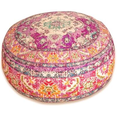 ART Bohémien Décoratif Housse de Coussin de Sol 60x20 cm Taie d'oreiller Tapis de Méditation Ronde Décoratif Pouf Tapis en Coton imprimé - Publicité ART Bohémien Décoratif Housse de Coussin de Sol 60x20 cm Taie d'oreiller Tapis de Méditation Ronde Décoratif Pouf Tapis en Coton imprimé - Publicité