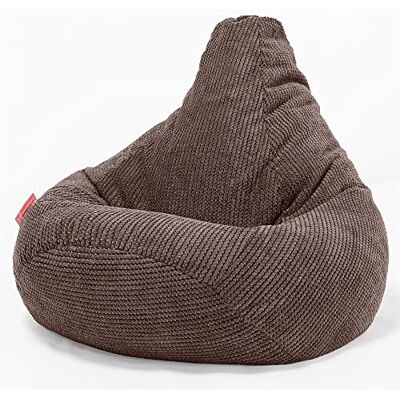 Lounge Pug Pouf Poire Gamer Texturé Gaufré Pom Pom Facilement Transportable, Assise Confortable, Pouf Salon, Adulte, Chambre Ado Chocolat - Publicité Lounge Pug Pouf Poire Gamer Texturé Gaufré Pom Pom Facilement Transportable, Assise Confortable, Pouf Salon, Adulte, Chambre Ado Chocolat - Publicité