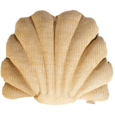 deco arts Coussin Effet Raphia Forme Coquillage 50x35cm Déco Arts - Publicité deco arts Coussin Effet Raphia Forme Coquillage 50x35cm Déco Arts - Publicité