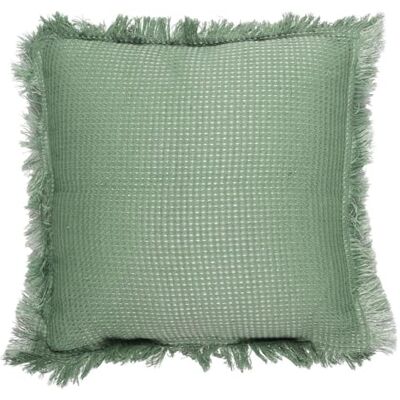 AltoBuy Coussin 40x40 cm déhoussable en Coton Style gaufré Coloris Vert Sauge - Publicité AltoBuy Coussin 40x40 cm déhoussable en Coton Style gaufré Coloris Vert Sauge - Publicité