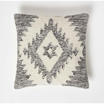 HOMESCAPES Coussin Kilim en Laine et Coton Karu, Coussin carré 45x45 cm, Coussin décoratif berbère - Publicité HOMESCAPES Coussin Kilim en Laine et Coton Karu, Coussin carré 45x45 cm, Coussin décoratif berbère - Publicité