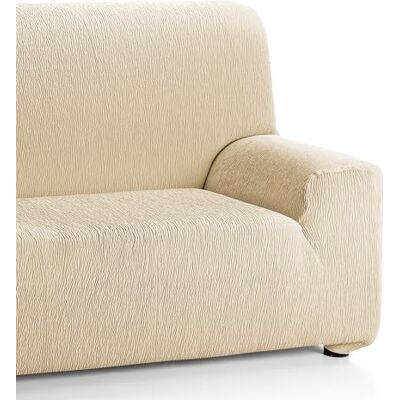 Martina Home Emilia Housse élastique pour canapé 2 Places, Beige, de 120 à 170 cm de Large - Publicité Martina Home Emilia Housse élastique pour canapé 2 Places, Beige, de 120 à 170 cm de Large - Publicité