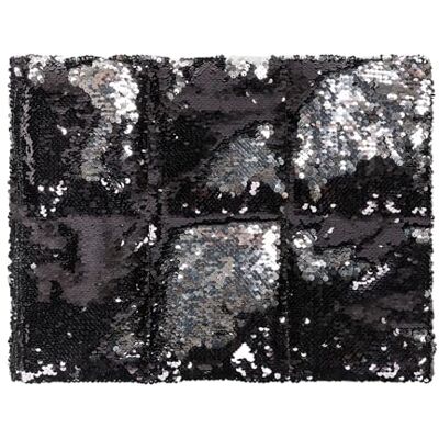 Sensory Owl Coussin Lesté Coussin Pondéré pour Genoux Thérapeutique Sensoriel À Paillettes pour Enfants Adultes Réduction du Stress 30 x 40 cm 2 kg Noir Argent - Publicité Sensory Owl Coussin Lesté Coussin Pondéré pour Genoux Thérapeutique Sensoriel À Paillettes pour Enfants Adultes Réduction du Stress 30 x 40 cm 2 kg Noir Argent - Publicité