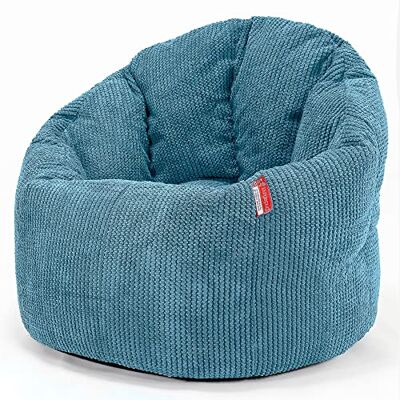 Lounge Pug Pouf Chaise Design Cuddle Up Texturé Gaufré Pom Pom Assise Optimale, Dossier Ergonomique, Qualité Supérieure Bleu Mer Égée - Publicité Lounge Pug Pouf Chaise Design Cuddle Up Texturé Gaufré Pom Pom Assise Optimale, Dossier Ergonomique, Qualité Supérieure Bleu Mer Égée - Publicité