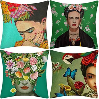 keepmore Housses de Coussin de Style Mexicain 45 cm x 45 cm taies d'oreiller en Lin Paquet de 4 décoratives pour Salon, Chambre, canapé - Publicité keepmore Housses de Coussin de Style Mexicain 45 cm x 45 cm taies d'oreiller en Lin Paquet de 4 décoratives pour Salon, Chambre, canapé - Publicité