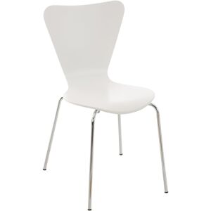 CLP Chaise Empilable Calisto en Bois Assise Ergonomique Chaise de Salle d'Attente en Bois Chaise, Hauteur Assise 45 cm -Couleurs au Choix:, Couleur:Blanc - Publicité CLP Chaise Empilable Calisto en Bois Assise Ergonomique Chaise de Salle d'Attente en Bois Chaise, Hauteur Assise 45 cm -Couleurs au Choix:, Couleur:Blanc - Publicité