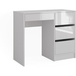 Bureau Vicco Sherry - Blanc brillant - 90x40cm avec tiroirs - Publicité Bureau Vicco Sherry - Blanc brillant - 90x40cm avec tiroirs - Publicité
