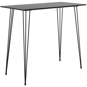 Prolenta Premium Table haute de cuisine noire 120 x 60 x 105 cm - Publicité