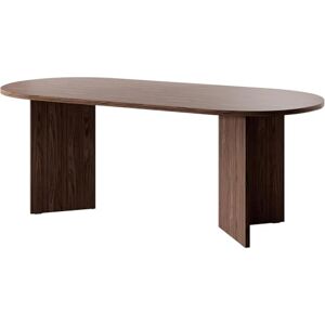 Selsey Table À Manger Ovale 90 x 204 cm, 6-10 Personnes, Noix Wisconsin - Publicité Selsey Table À Manger Ovale 90 x 204 cm, 6-10 Personnes, Noix Wisconsin - Publicité