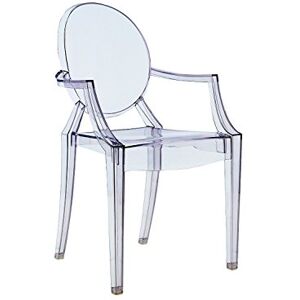 Kartell Louis Ghost, Chaise, Lot de 2, Fumé Clair - Publicité