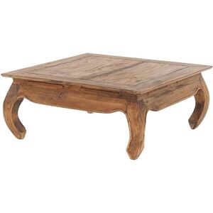 DESIGN DELIGHTS Table opium East 80 80 x 80 x 35 cm (l x p x h) acajou massif Table d'appoint en bois massif Table basse Couleur : 01 Vintage naturel - Publicité DESIGN DELIGHTS Table opium East 80 80 x 80 x 35 cm (l x p x h) acajou massif Table d'appoint en bois massif Table basse Couleur : 01 Vintage naturel - Publicité