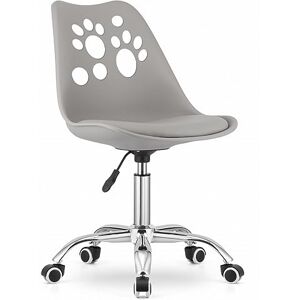 NMK HOME Chaise Bureau pour Enfant et Adultes 360 ° Réglable en Hauteur Fauteuil de Bureau Ergonomique Facile à Assembler et Base Chromée - Publicité NMK HOME Chaise Bureau pour Enfant et Adultes 360 ° Réglable en Hauteur Fauteuil de Bureau Ergonomique Facile à Assembler et Base Chromée - Publicité