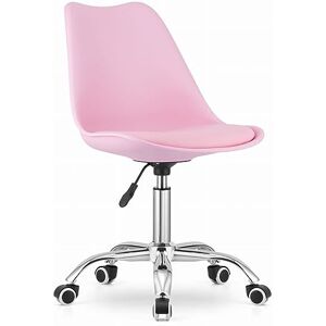 NMK HOME Chaise Bureau pour Enfant et Adultes 360 ° Réglable en Hauteur Fauteuil de Bureau Ergonomique Facile à Assembler et Base Chromée - Publicité NMK HOME Chaise Bureau pour Enfant et Adultes 360 ° Réglable en Hauteur Fauteuil de Bureau Ergonomique Facile à Assembler et Base Chromée - Publicité