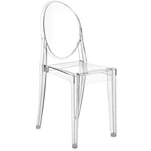 Kartell Victoria Ghost, Chaise, Cristal, Lot de 2 - Publicité Kartell Victoria Ghost, Chaise, Cristal, Lot de 2 - Publicité